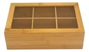 Caja Té Madera Dakota Con 2 Tazas Organizador