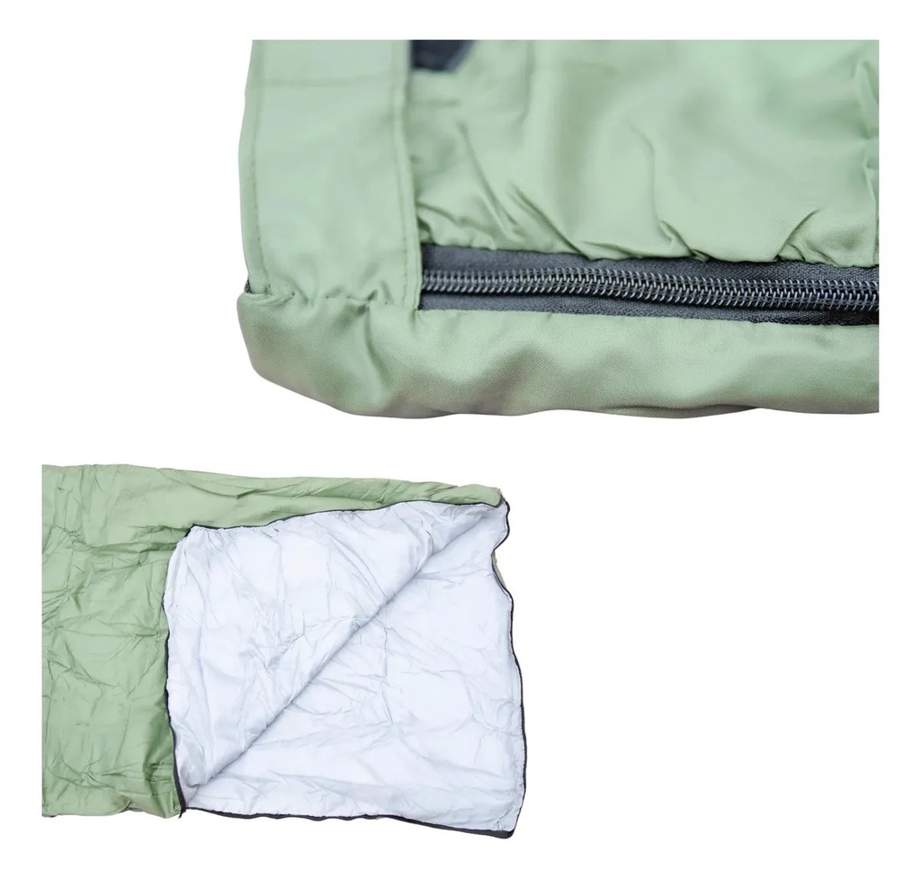 Kit Camping Dakota Carpa Autoarmable 4 Personas + 2 Bolsas De Dormir Dakota Verde Azul