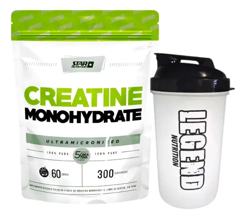 Creatina Star Nutrition Legend Nutrition Monohydrate En Polvo Sin Sabor X 300g