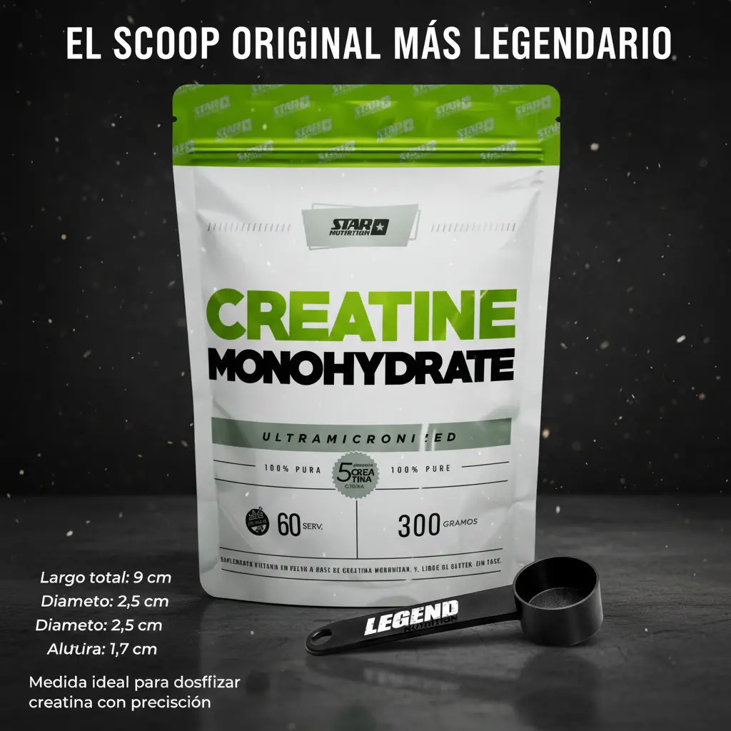 Creatina Star Nutrition Legend Nutrition Monohydrate En Polvo Sin Sabor X 300g