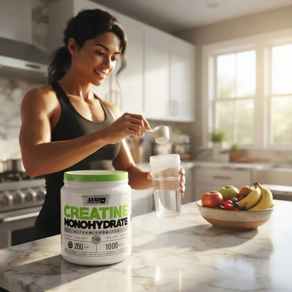 Creatina Star Nutrition Monohydrate En Polvo Sin Sabor X 1kg