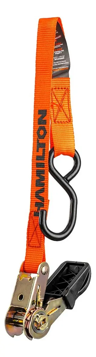 Set 2 Cintas Amarre Crique 25mm X 5 Mt 350 Kg Hamilton Htt207 Naranja