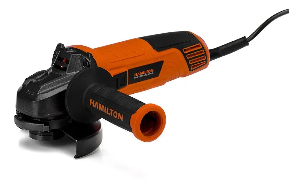 Amoladora Angular 115mm Hamilton 850w - Haa001 Color Naranja Frecuencia 50 Hz/60 Hz
