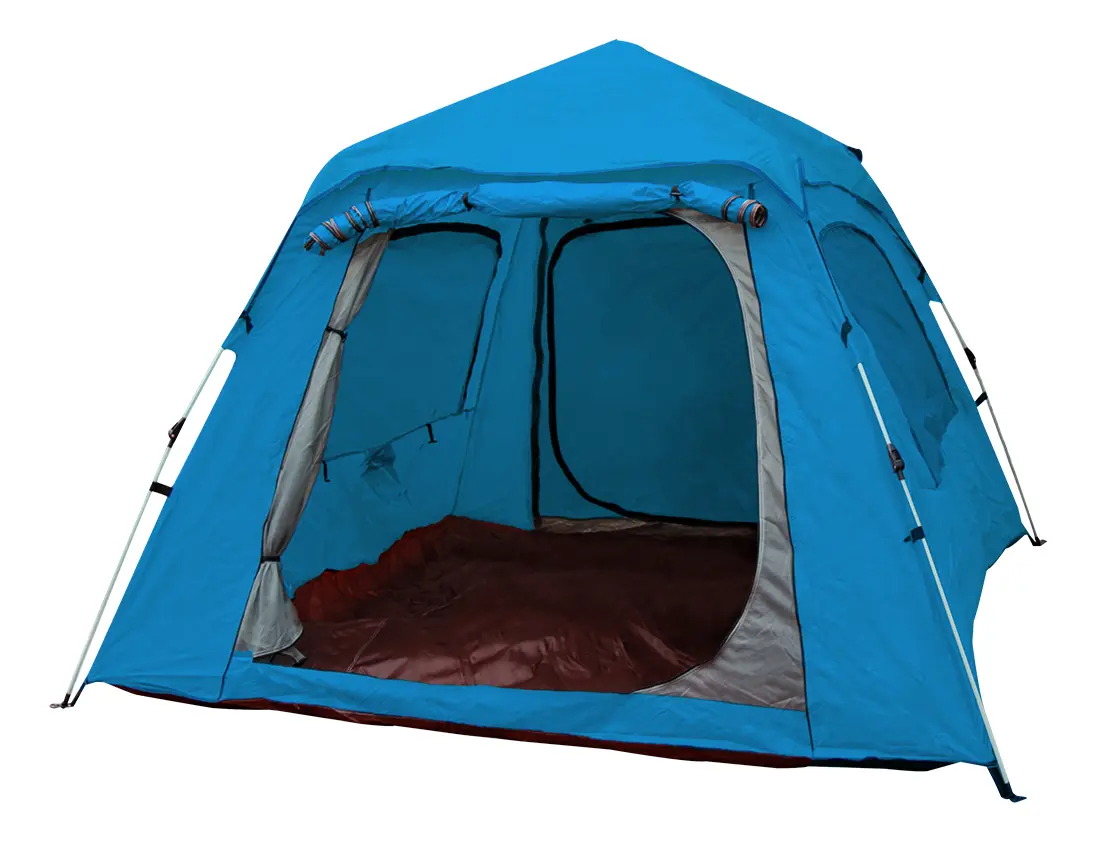 Carpa 6 Personas Dakota Autoarmable Automática 240x240x154cm Azul
