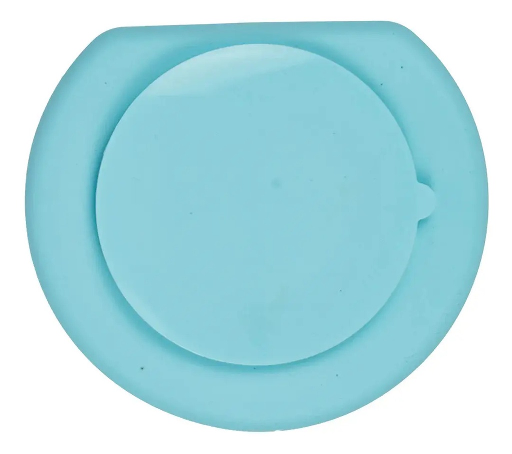 Combo Corralito Pelotero Para Bebes Azul Marino + Set Plato Babero Cubiertos Silicona Celeste Azul Marino - Celeste