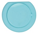 Combo Corralito Pelotero Para Bebes Azul Marino + Set Plato Babero Cubiertos Silicona Celeste Azul Marino - Celeste