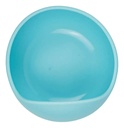 Combo Corralito Pelotero Para Bebes Azul Marino + Set Plato Babero Cubiertos Silicona Celeste Azul Marino - Celeste