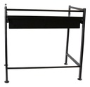 Estante Organizador Para Microondas Y Horno Eléctrico Dakota Con Cajón Negro