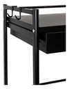 Estante Organizador Para Microondas Y Horno Eléctrico Dakota Con Cajón Negro