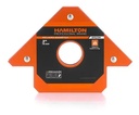 Set 4 Escuadra Magnética Soporte Para Soldar 11 Kg Hamilton Eps25m Acero Incluye Guantes Moteados