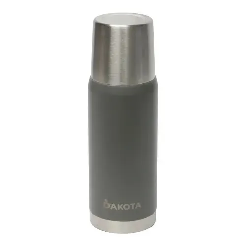 Termo Dakota 750ml Acero Inoxidable Gris Botella Térmica Bebidas Incluye Bombilla Acero