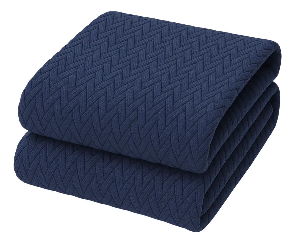 Frazadas Manta 200x230 Dakota Invierno Color Azul