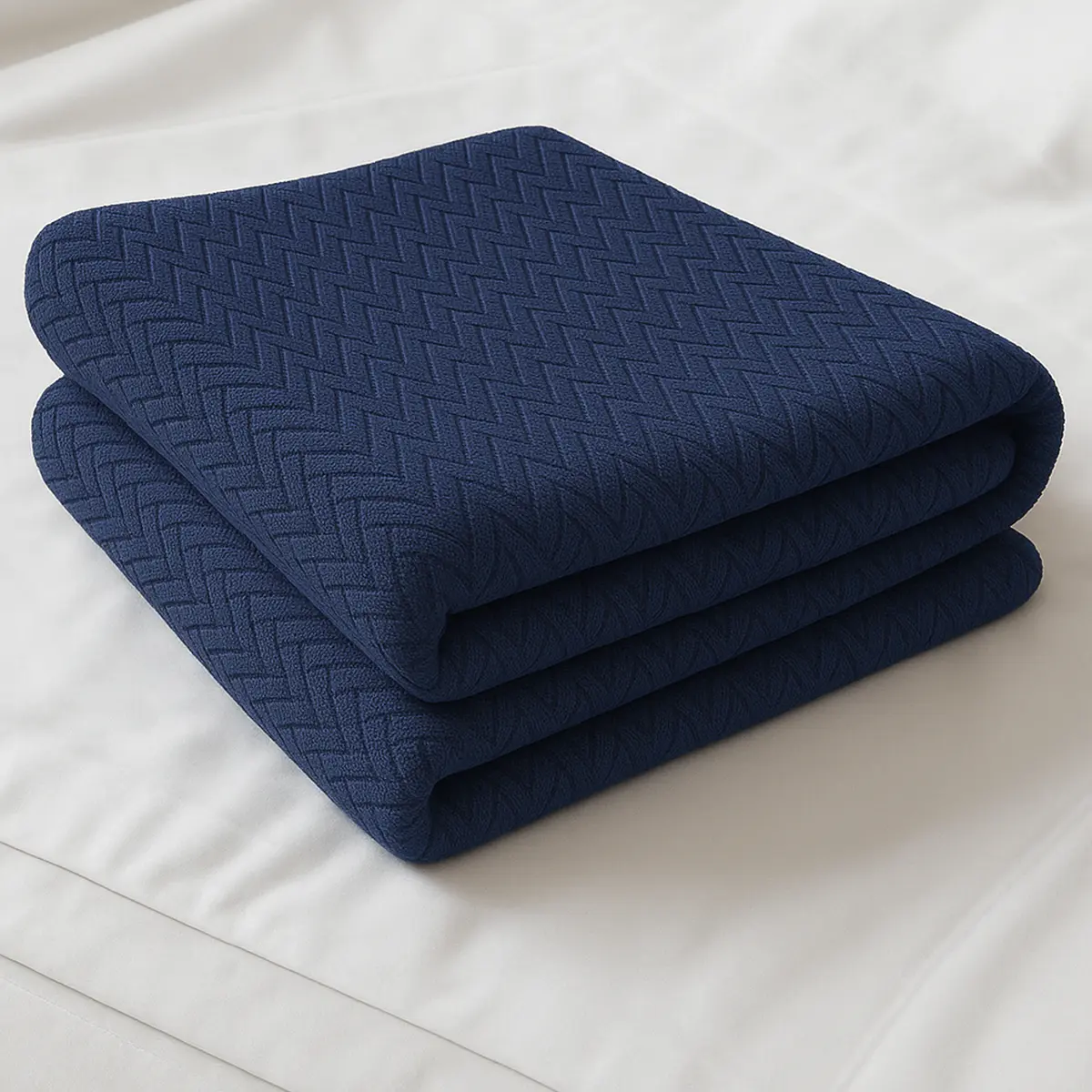 Frazadas Manta 200x230 Dakota Invierno Color Azul