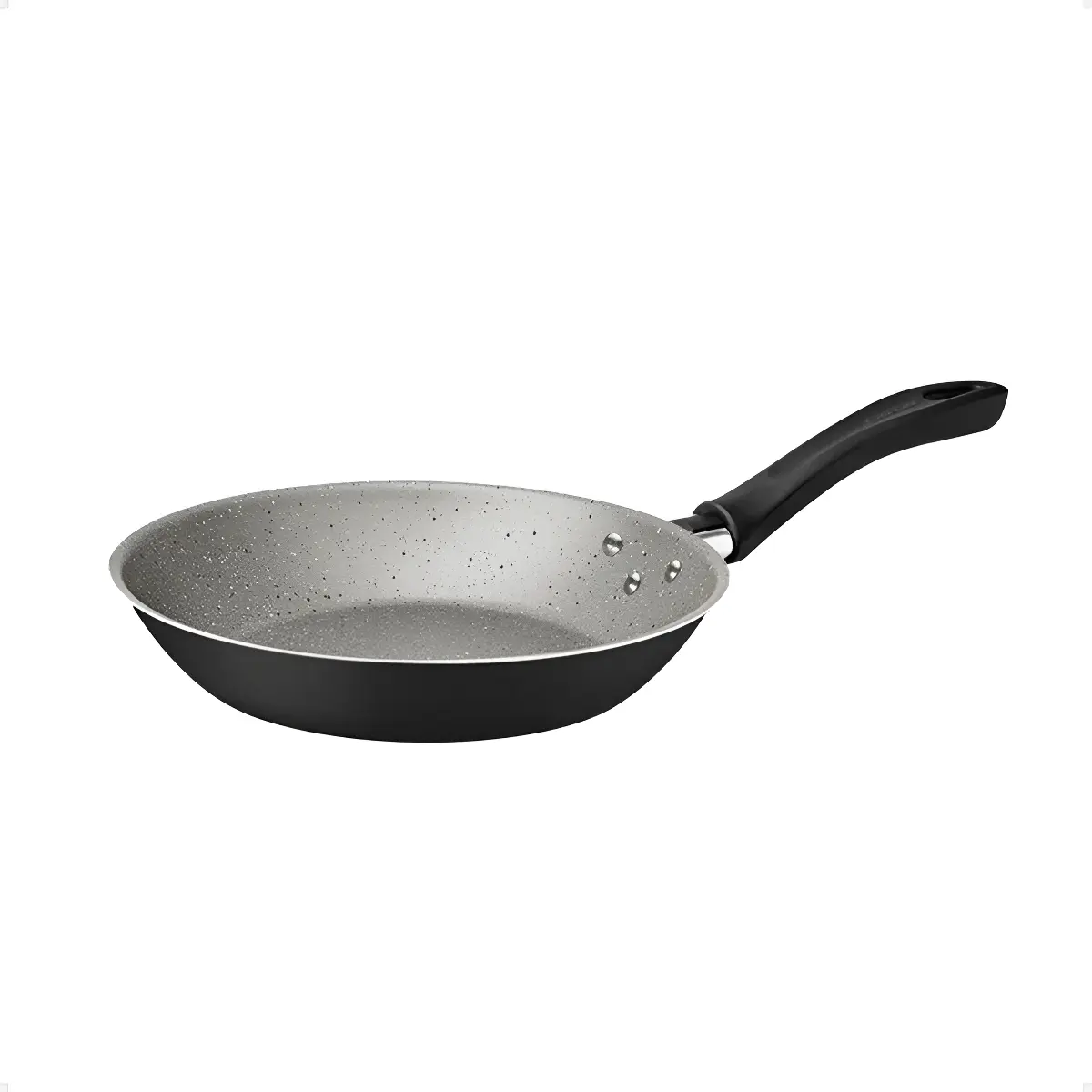 Set Bateria De Cocina Tramontina Linz Juego Sarten Ollas 7 Pzs Negro