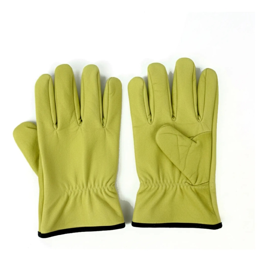 Pack X 24 Guantes Vaqueta Amarilla Talle 10 Amarillo