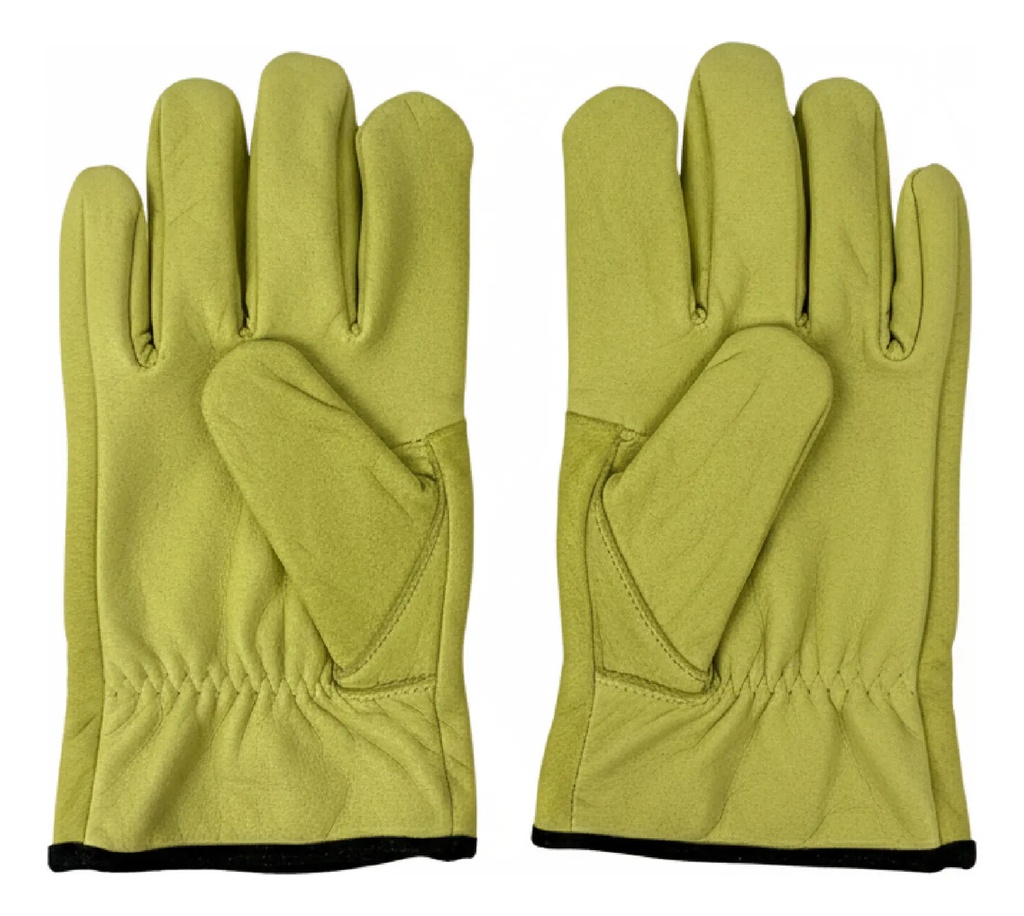 Pack X 24 Guantes Vaqueta Amarilla Talle 10 Amarillo