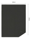 Frazadas Manta 200x230 Dakota Invierno Color Gris Claro Fra340g 1.6 G