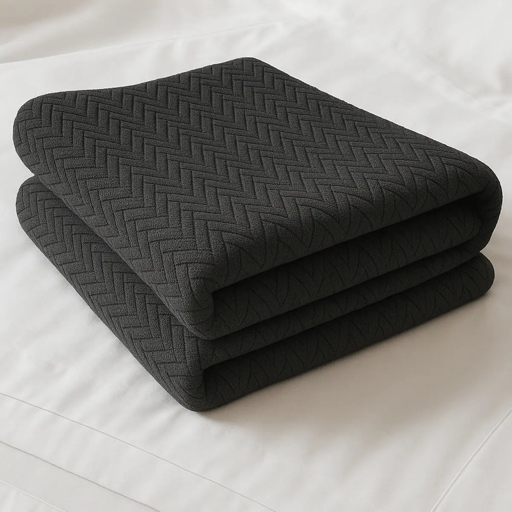 Frazadas Manta 200x230 Dakota Invierno Color Gris Claro Fra340g 1.6 G