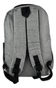 Mochila Dakota Reforzada Porta Notebook Con Puerto Usb Color Gris