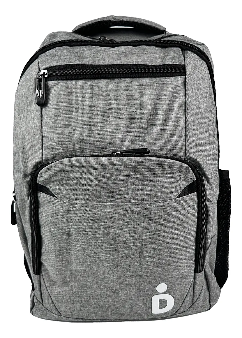 Mochila Dakota Reforzada Porta Notebook Con Puerto Usb Color Gris