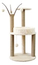Rascador Gimnasio Torre Imperial Gatos Con Juguete Dakota Terciopelo Sisal
