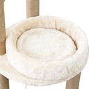 Rascador Gimnasio Torre Imperial Gatos Con Juguete Dakota Terciopelo Sisal