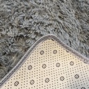 Alfombra Pelo 200x240cm Dakota Alf240 Suave Antideslizante Multiuso Living Dormitorio Baño Color Gris 2.4 M 2 M