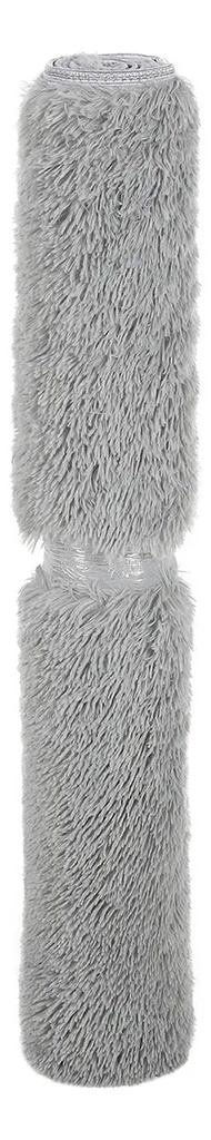 Alfombra Pelo 200x240cm Dakota Alf240 Suave Antideslizante Multiuso Living Dormitorio Baño Color Gris 2.4 M 2 M