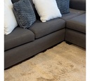 Alfombra Pelo 200x240cm Dakota Alf240 Suave Antideslizante Multiuso Living Dormitorio Baño Color Marron 2.4 M 2 M