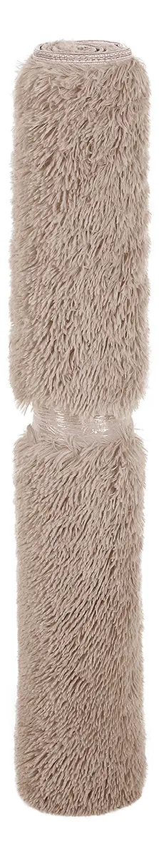 Alfombra Pelo 200x240cm Dakota Alf240 Suave Antideslizante Multiuso Living Dormitorio Baño Color Marron 2.4 M 2 M