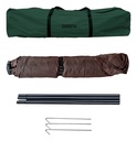 Carpa Autoarmable Para 6 Personas Dakota Automática 240x240x154cm Color Verde Verde Oscuro