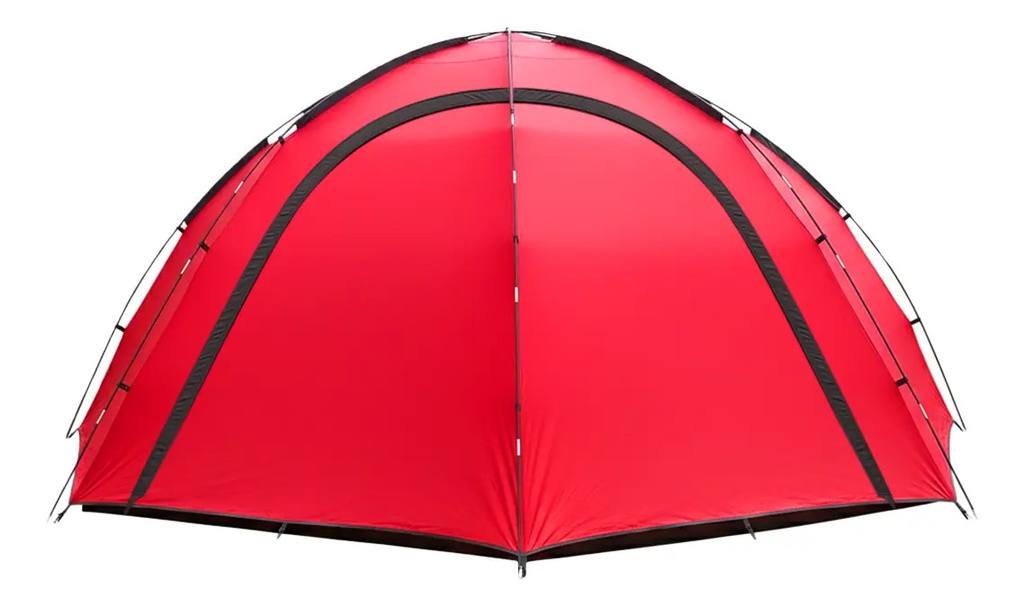 Carpa 10 Personas Dakota Facil Armado 420x290x220cm Reforzada Color Rojo