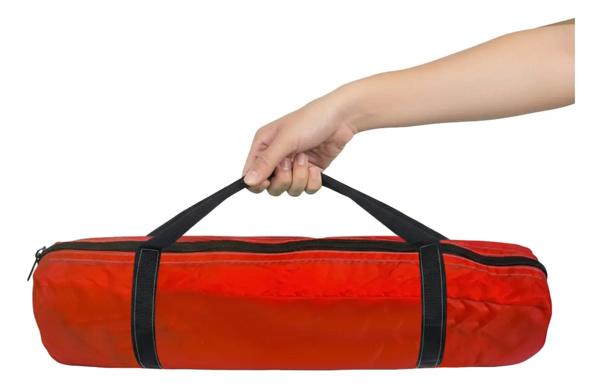 Carpa 10 Personas Dakota Facil Armado 420x290x220cm Reforzada Color Rojo