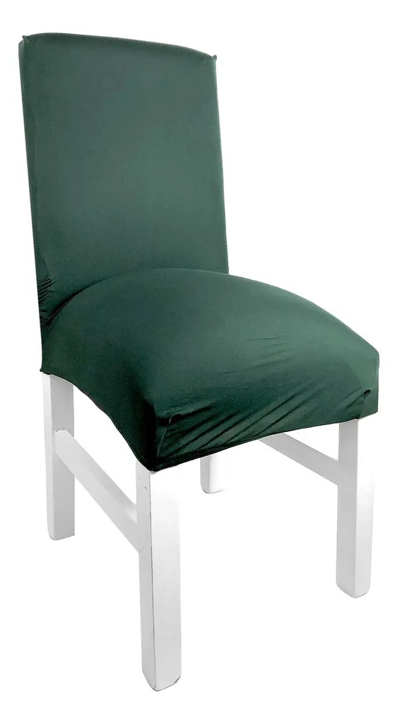 Fundas Cubre Sillas Elastizadas Dakota Pack X6 100% Poliéster Calidad Premium Color Verde