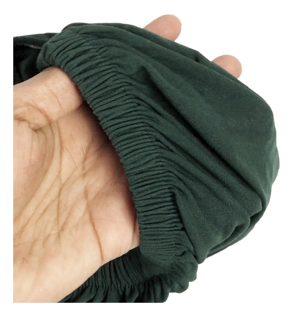 Fundas Cubre Sillas Elastizadas Dakota Pack X6 100% Poliéster Calidad Premium Color Verde