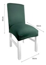 Fundas Cubre Sillas Elastizadas Dakota Pack X6 100% Poliéster Calidad Premium Color Verde