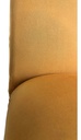 Fundas Cubre Sillas Elastizadas Dakota Pack X6 100% Poliéster Calidad Premium Color Marrón Habano