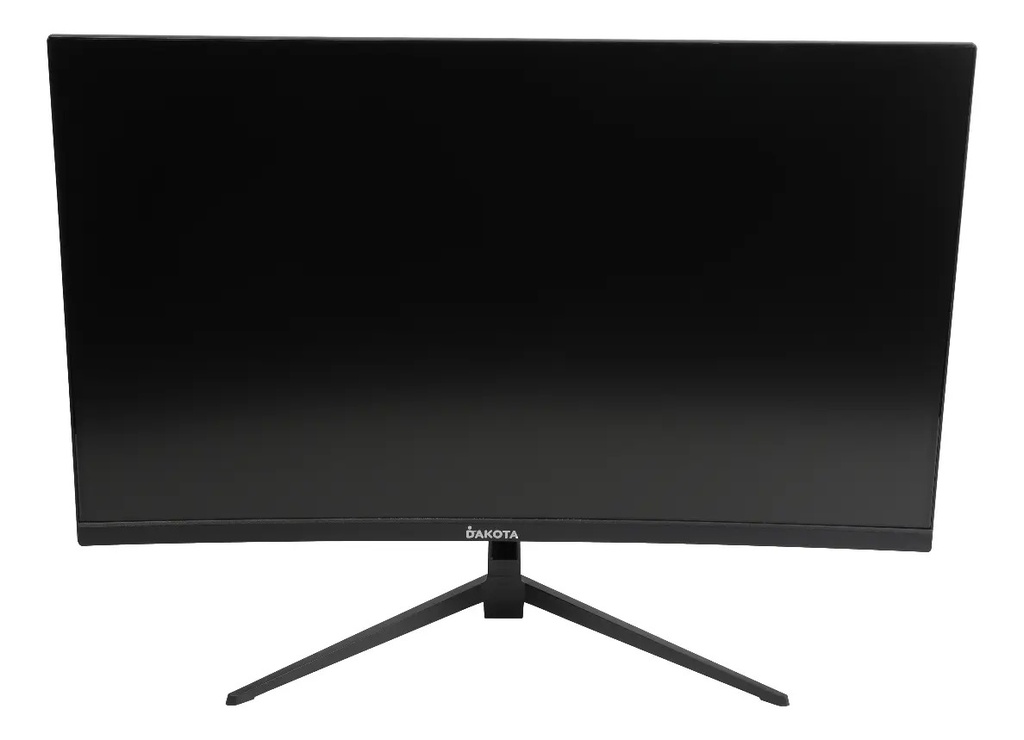 Monitor Curvo Dakota 24  Full Hd 75hz Hdmi Vga Soporte Vesa Negro