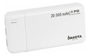 Cargador Portátil Dakota Power Bank Carga Rápida Negro