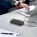 Cargador Portátil Dakota Power Bank Carga Rápida Negro