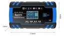 Cargador Inteligente De Batería Dakota 12v 24v 8a Pantalla Auto Moto Agm