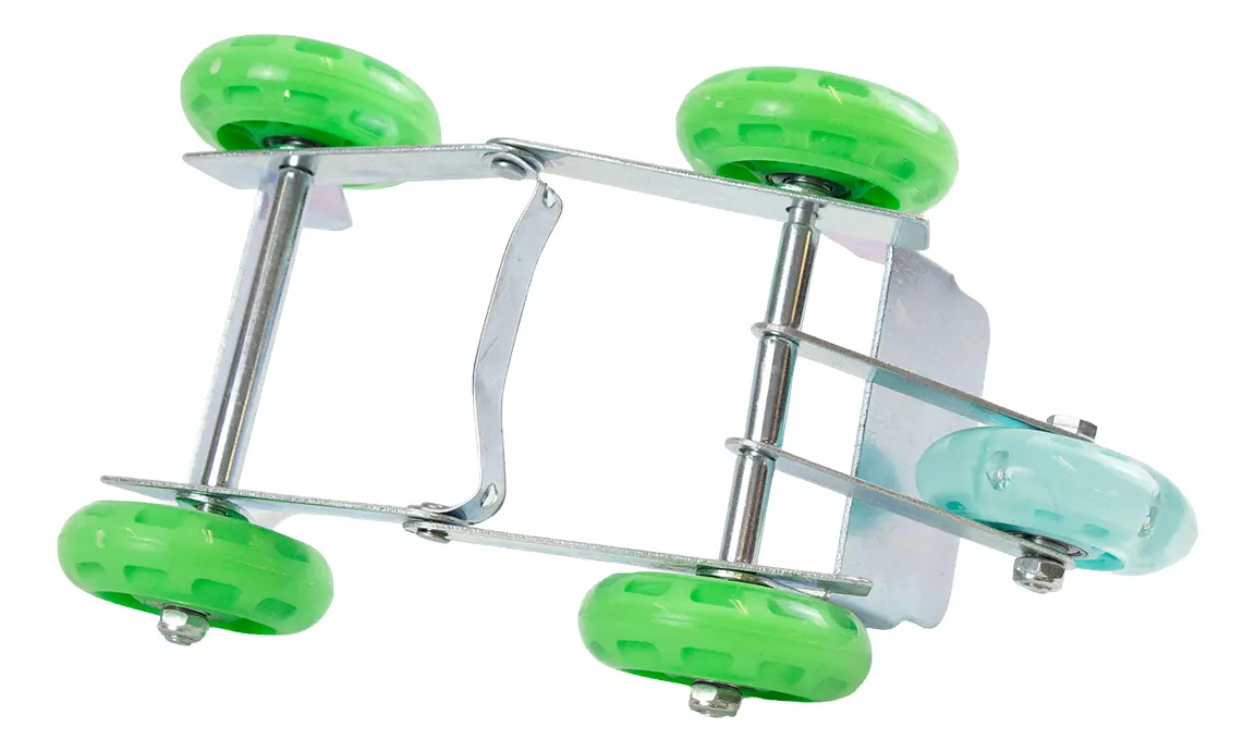 Remolque De Auxilio Para Motos Dakota Plegable Con Ruedas Color Plateado