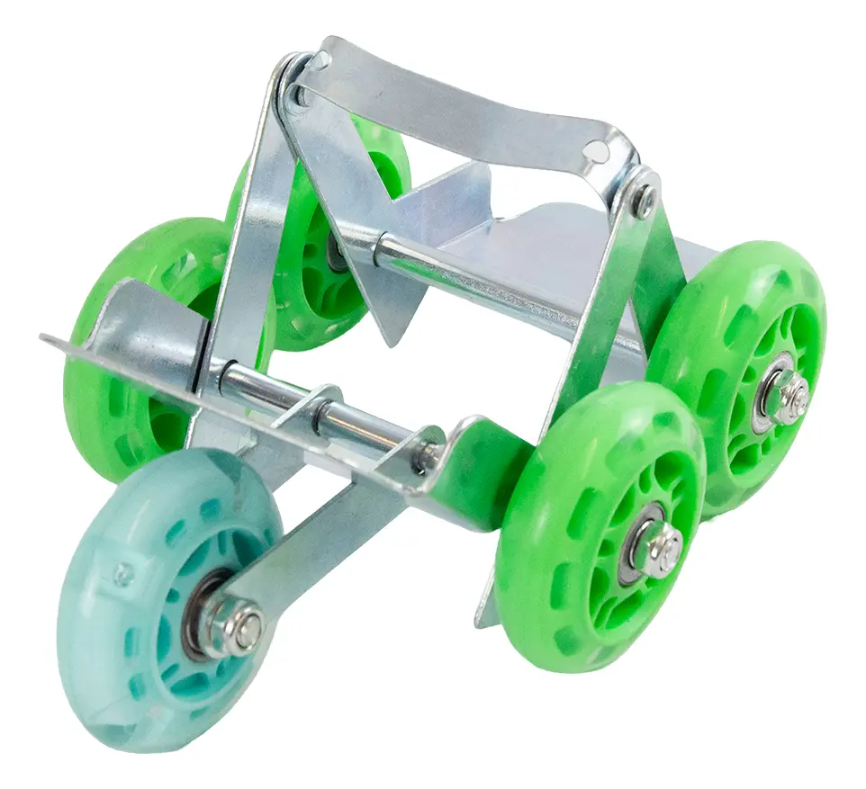 Remolque De Auxilio Para Motos Dakota Plegable Con Ruedas Color Plateado