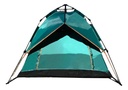 Carpa Verde Dakota Para Camping 4 Personas 2,00 X 2,00 X 1,35 M Con Techo Armado Automático