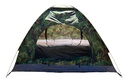 Combo Carpa 4 Personas Autoarmable Camping 200x200x135cm + Colchon Inflable 2 Plaza Con Inflador Verde Militar2