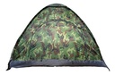 Combo Carpa 4 Personas Autoarmable Camping 200x200x135cm + Colchon Inflable 2 Plaza Con Inflador Verde Militar2