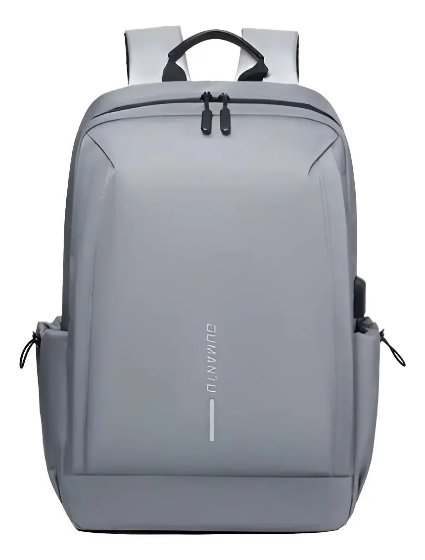Mochila Urbana Impermeable Dakota Para Notebook Color Gris