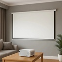 Combo Proyector Wifi Hd + Pantalla 120 Retráctil Cine En Casa