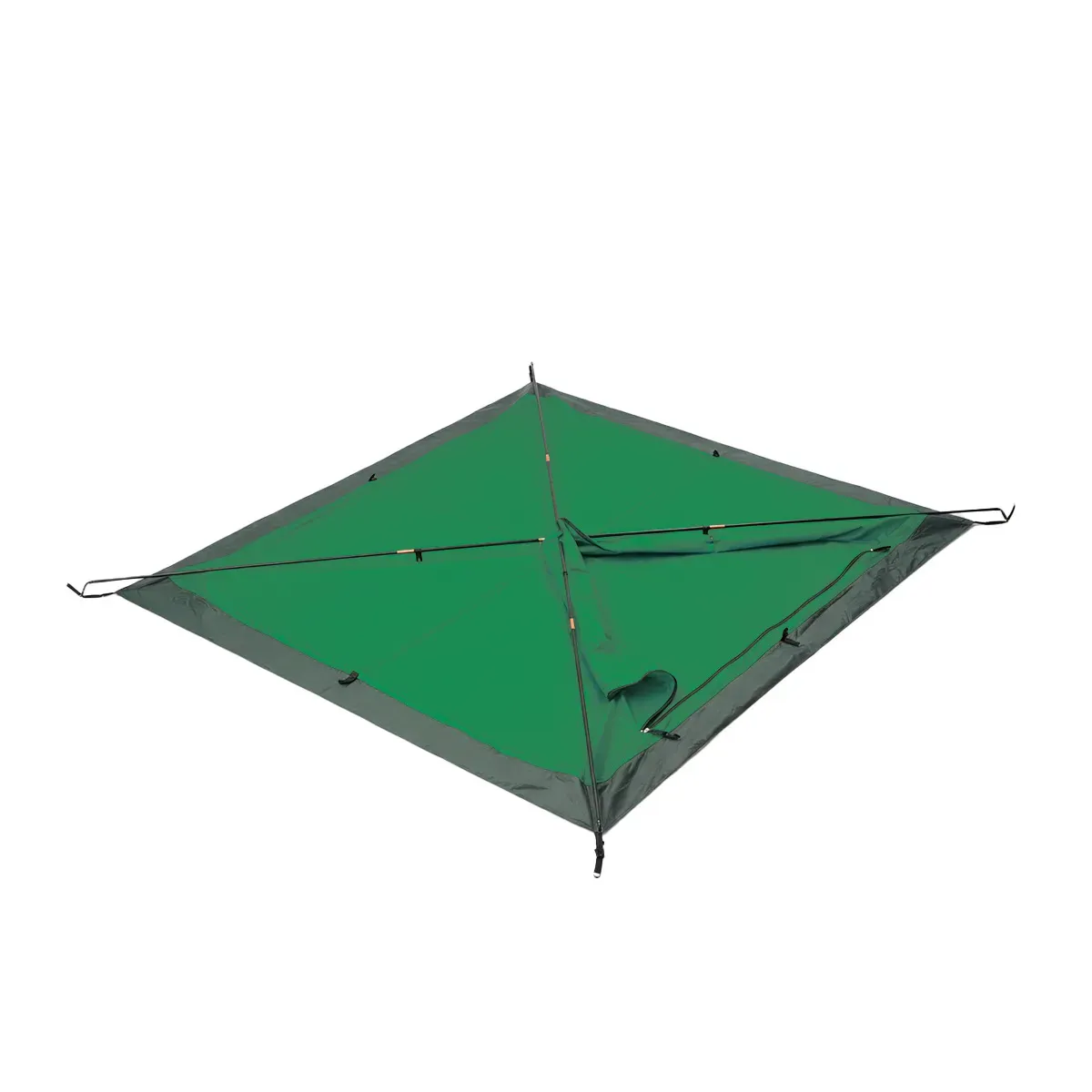 Combo Camping Dakota Carpa 4 Personas Autoarmable 200x200 + Colchon Inflable 2 Plazas Con Almohada Kit Camping Outdoor Verde