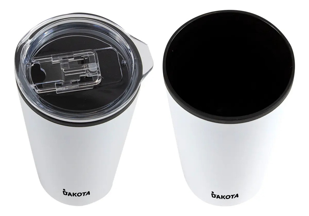 Combo Cafetera Expresso Dakota 3 En 1 20 Bares 1,5l Con Espumador + Vaso Térmico 400ml Plateado